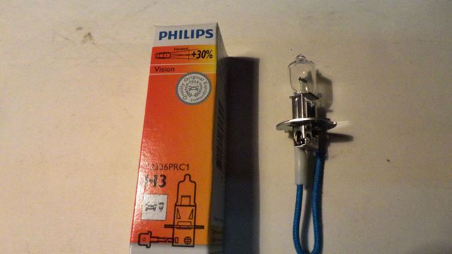 Лампа Н3 12V 55W Starlight + 30% PREMIUM PHILIPS