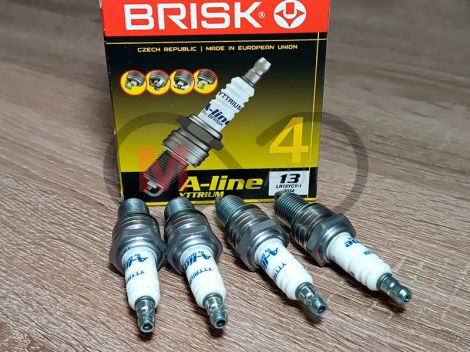 Свеча зажигания ВАЗ 2112 (к-кт 4шт)  A-Line 12 DR15YCY  блистер BRISK