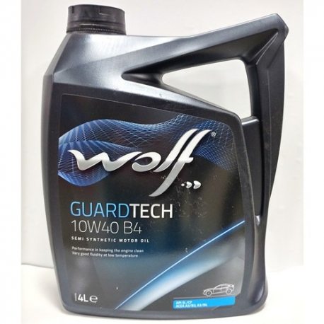 Олива моторна WOLF GUARDTECH 10W40 B4  4L