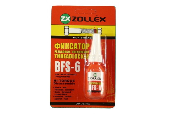 Фіксатор різьби (червоний) 10 г (США)  ZOLLEX