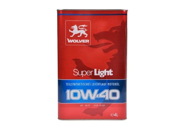 Олива моторна WOLVER SUPER LIGHT SAE 10W-40    каністра 4л жерсть