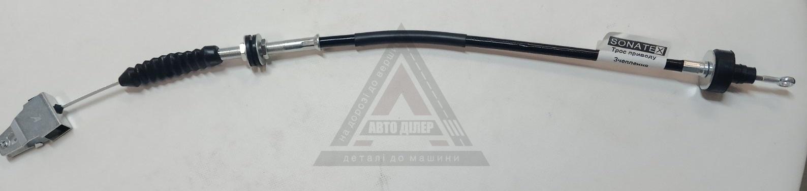 Трос приводу зчеплення 2109 (круглий) SONATEX