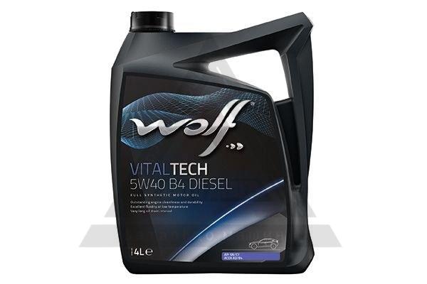 Масла моторные WOLF VITALTECH 5W40 B4 DIESEL 4L