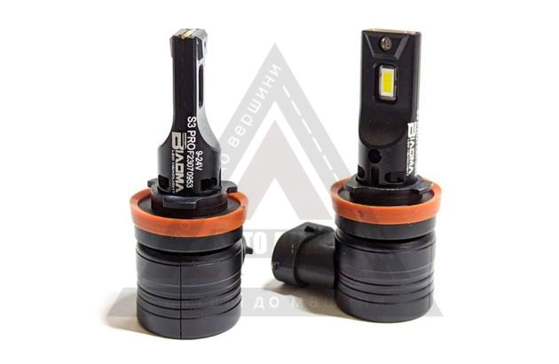 Лампа LED H11(H8/H9/H16) діод 7035CREE/ робоча напруга:12V, 30W, 6000K тип охолодження - радіатор+ вентилятор/ автоматичний контролер температур