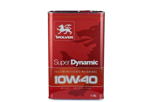 Олива моторна WOLVER SUPER DYNAMIC SAE 10W-40    каністра 4л жерсть