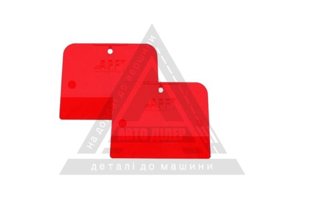 Шпатели из полимера, красные STS к-т 3 шт (5x6x9 см, 7x8x9 см, 12x11x9 см) APP