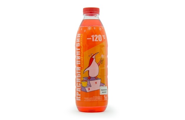 Незамерзающая жидкость для стекла XADO RED PENGUIN -120⁰С 1л. канистра