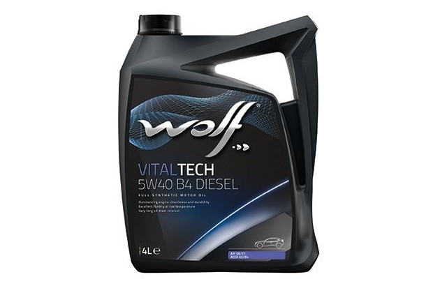 Олива моторна WOLF VITALTECH 5W40 B4 DIESEL 4L