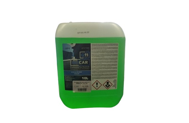 Антифриз GLICAR LIQUID G11 GREEN (-35), 10л, Зеленый