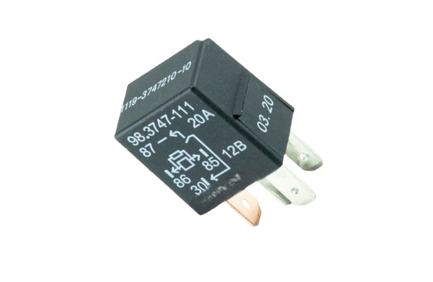 Реле 4 контакти 12В 20А 1118, 2170, Lanos, Sens (Т-образний вихид у блок) з резистором SKADI