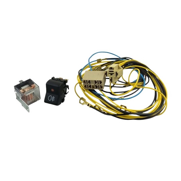 Проводка фары противотуманной 2101, 2103, 2106 (кнопка, реле) SKADI